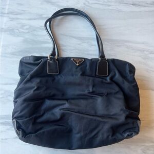 Vintage PRADA Black Shoulder Purse